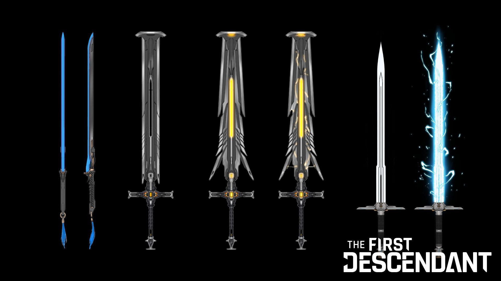 Each sword type will have a different playstyle, depending on the DPS output (Image via Nexon)